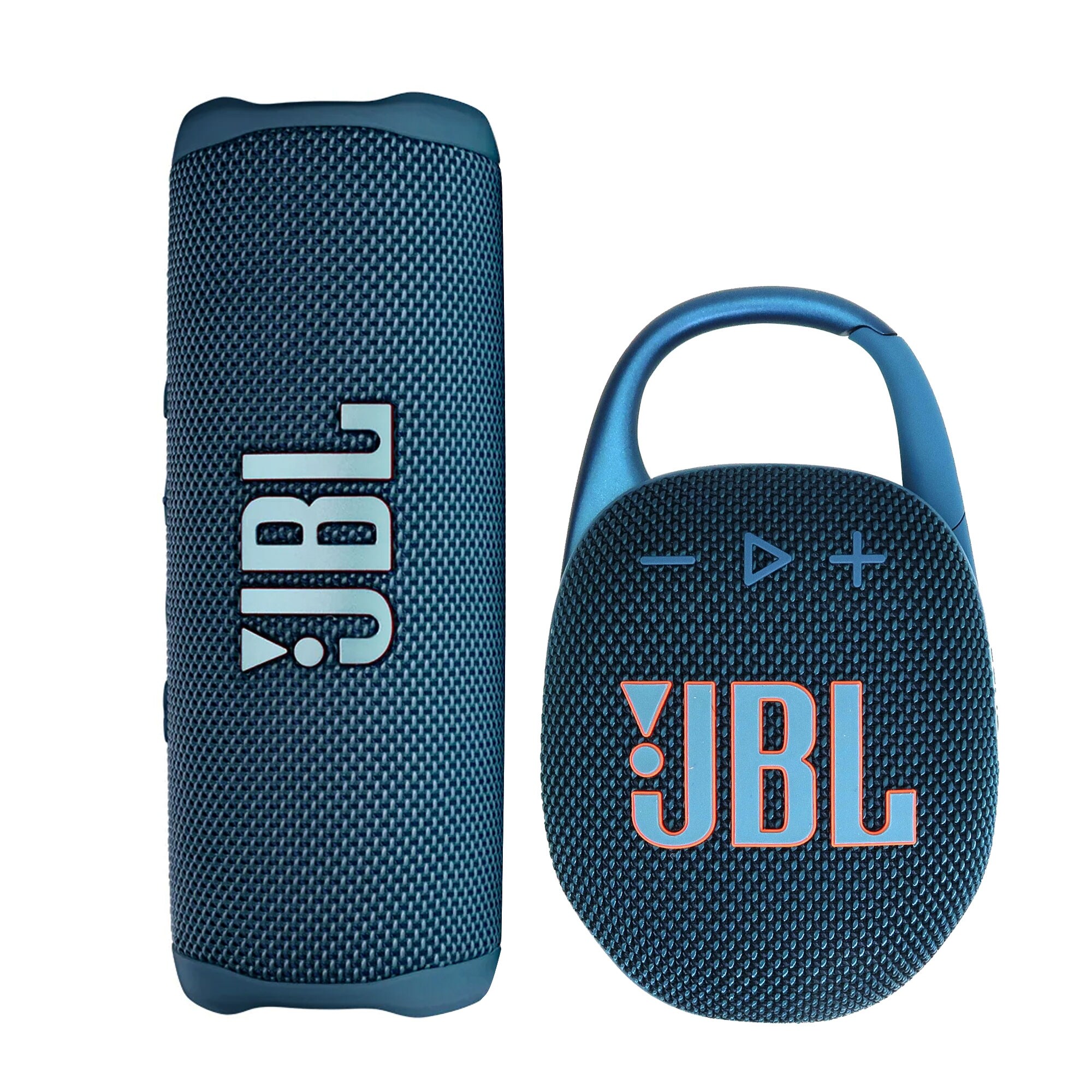 JBL FLIP 6 Wireless Portable Waterproof Speaker - Blue + JBL Clip